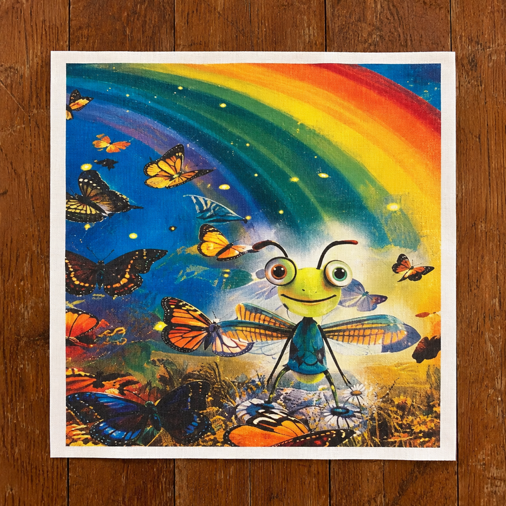 Flower Bugs Chapstick Gift Card - Rainbow