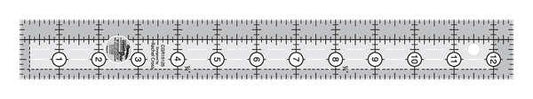 Creative Grid 1.5" x 12.5" Ruler CGR15125