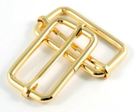 Adjustable Slider - 2 Pack 1.5" Gold - EBSLD-38-GO