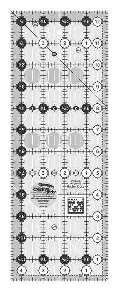 Creative Grid 4 1/2" x 12 1/2" Ruler - CGR412