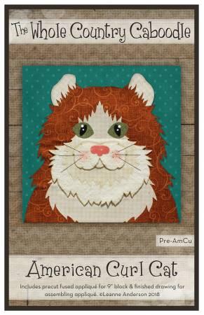 American Curl Cat Precut Fused Applique Pack # WCCPREAMCU