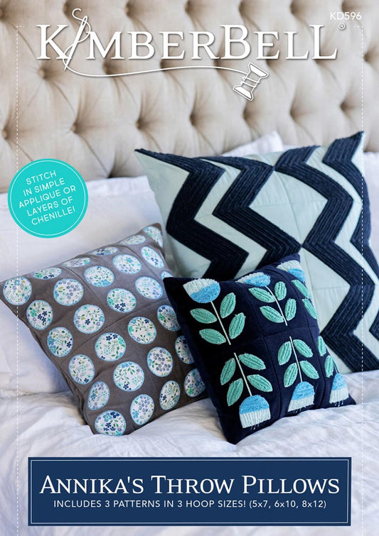 Kimberbell - Annikas Throw Pillows CD # KD596 - Special Order
