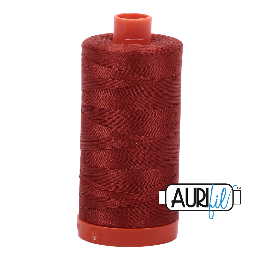 Aurifil Thread - 50 wt cotton - Terracotta - MK50SC6-2385