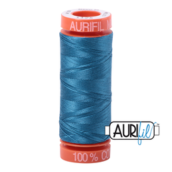 Aurifil Thread - 50 wt -200 meters - Medium Teal - MK50SP200-1125