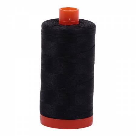 Aurifil Thread, Mako 50 wt Cotton - Very Dark - 4241