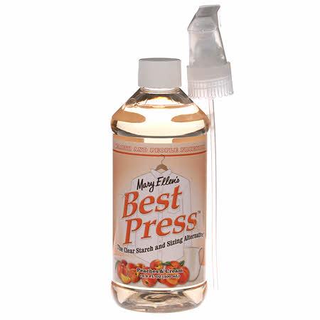 Best Press Starch - Peaches & Cream - 16 oz 499ml - 60130