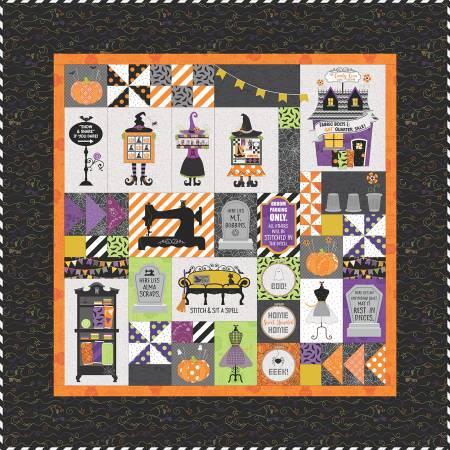 Candy Corn Quilt Shoppe Machine Embroidery Version # KD810