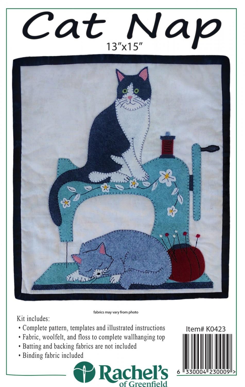 Cat Nap Wall Quilt Kit # RK0423