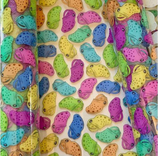 Clear Vinyl - Croc Summer Sandals - TPU