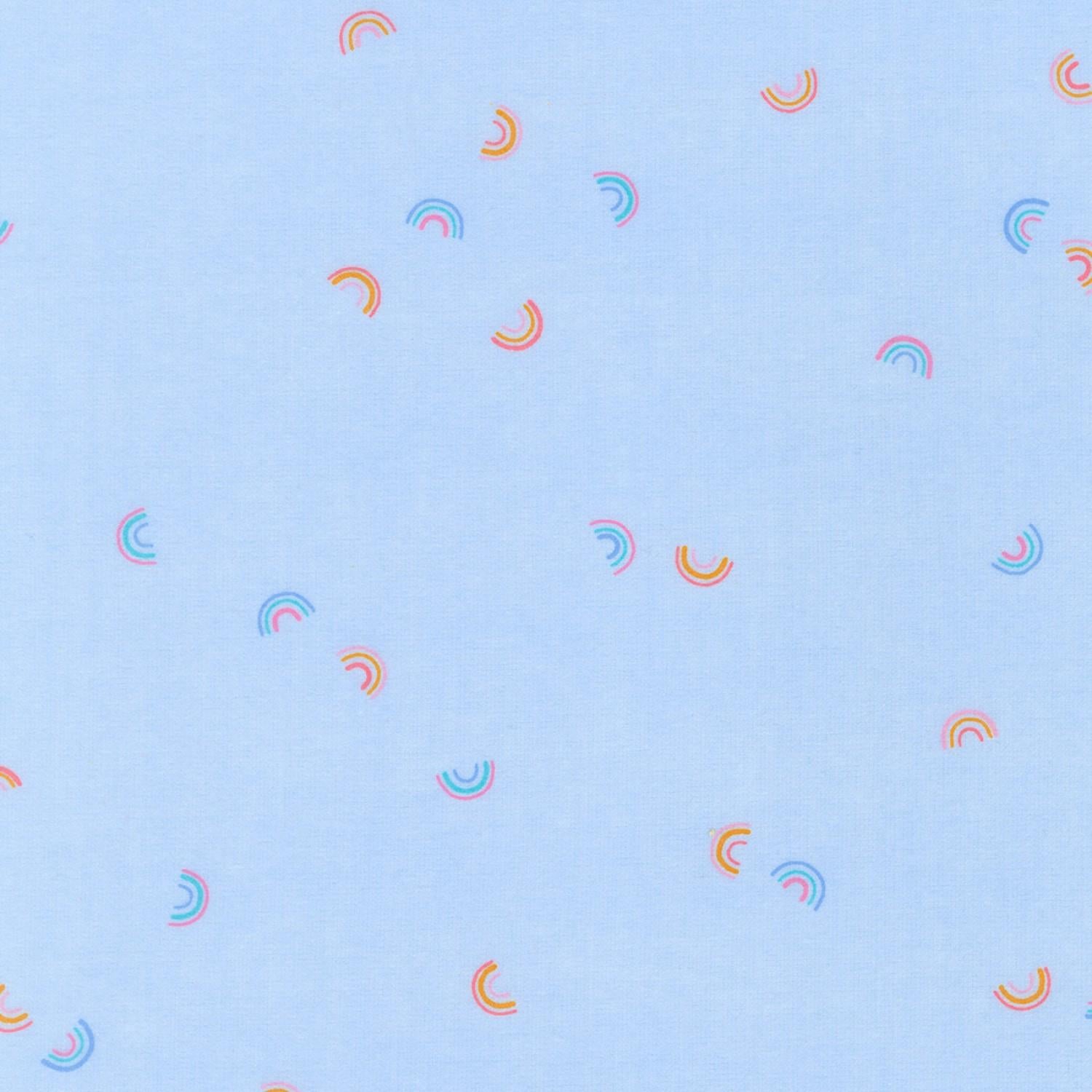 Cozy Cotton Flannel Rainbows - Cornflower - 21361-247