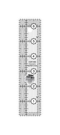 Creative Grid 1.5" x 6.5" Ruler CGR1565