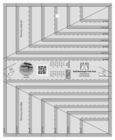 Creative Grids Half Rectangle Trim Tool # CGRDH6 - SPECIAL ORDER