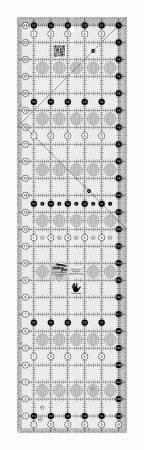 Creative Grids Left Handed Quilt Ruler 6-1/2in x 24-1/2in # CGR24LEFT