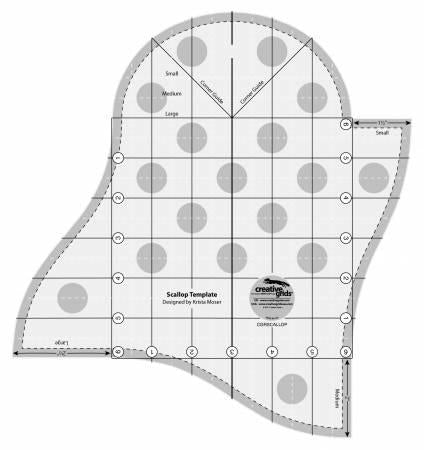 Creative Grids Scallop Template # CGRSCALLOP - SPECIAL ORDER