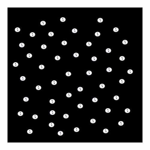 DRESS IT UP - Tiny Round White - 9715560