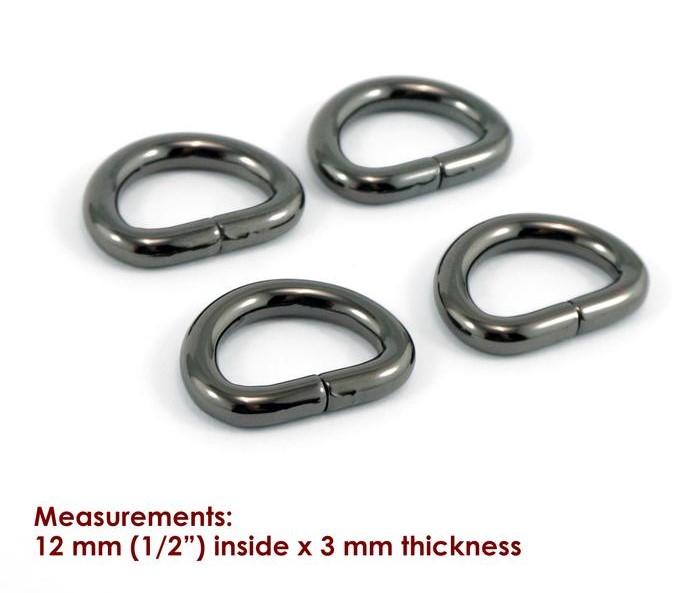 D Ring - Gold 12mm (1/2") - DRNG12MM-GM/4