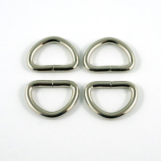 D Ring - Nickel 12mm (1/2") - EBDRG-12-NL