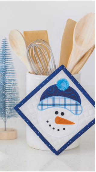 Digital Dealer Exclusiive December - Snow Time Decorative Hot Pad