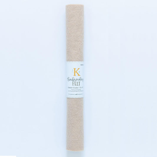 Kimberbell - Embroidery Felt Graham Cracker 12in x 18in # KDKB1269