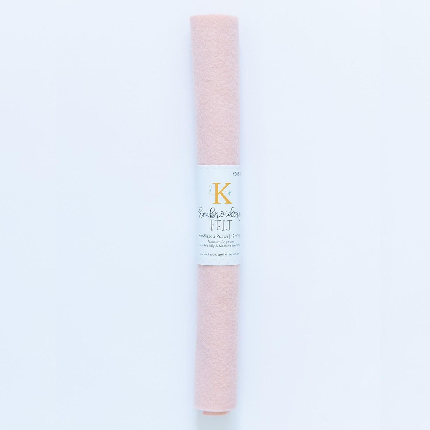 Kimberbell - Embroidery Felt Sun Kissed Peach 12in x 18in # KDKB1268