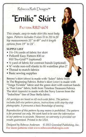 Emilie Skirt # RRD601