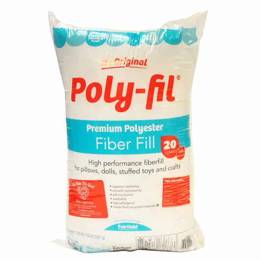 FAIRFIELD Poly-Fil® Premium Fiber Fill - 567 g (20 oz.) - 2009020