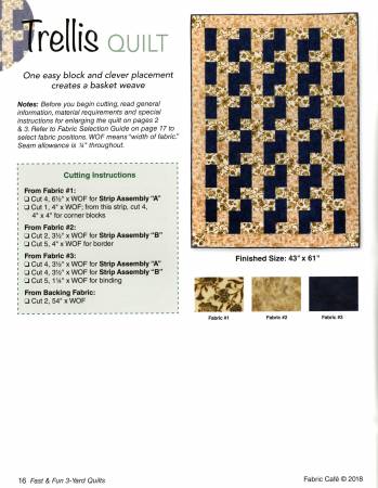 Fast & Fun 3-Yard Quilts - FC031840
