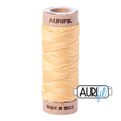 Floss Aurifil 6 Strand 18 Yard Medium Butter - AFWS-2130