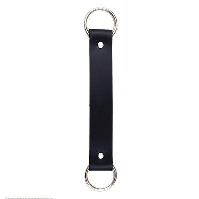 Handle Purse Miyako Black Double Metal Rings - MYAT02