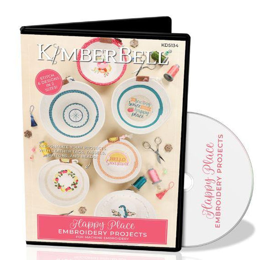Happy Place Embroidery Project # KD5134