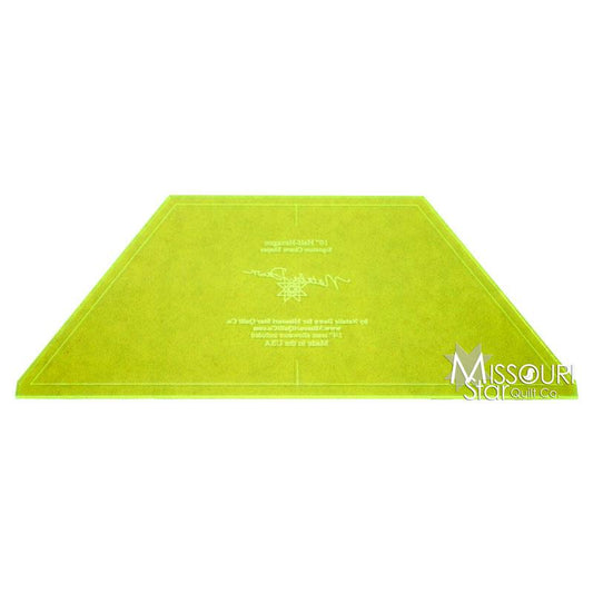Hexagon Half 10" Template - NOT253
