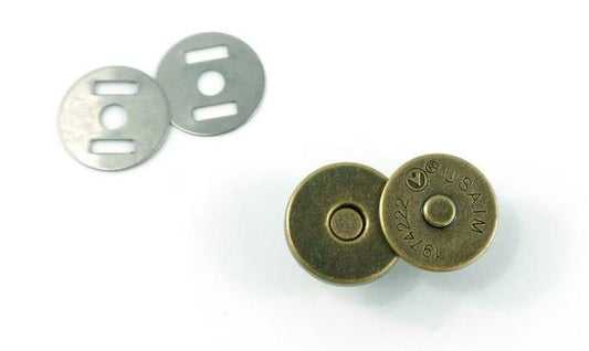 Hidden Magnetic Snap 9/16" 2pk EBMAG-14-AB