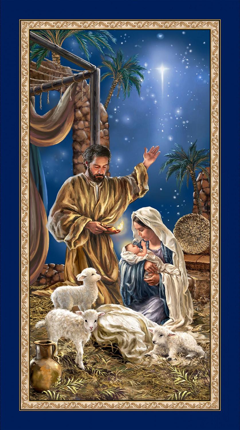 Holy Night Panel - Blue - 2015BLUE