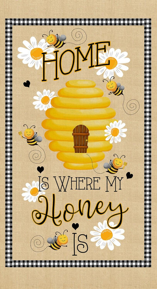 Home Is Where My Honey Is - Beige - 1847-BEIGE