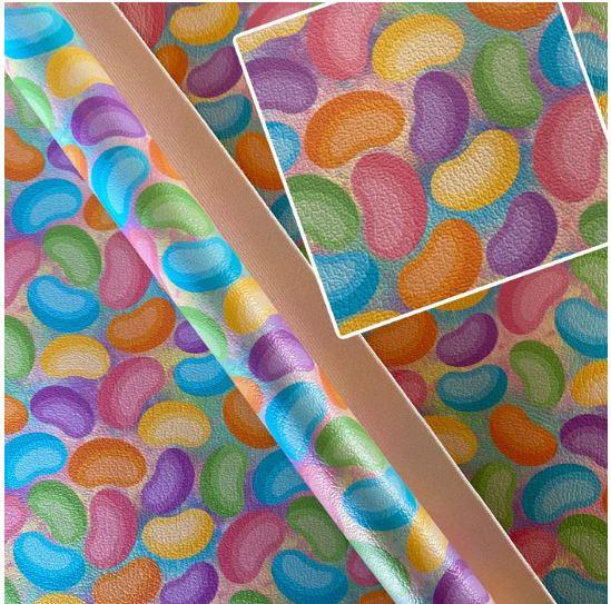 Jelly Beans 8" x 10" Sheet Printed Vinyl