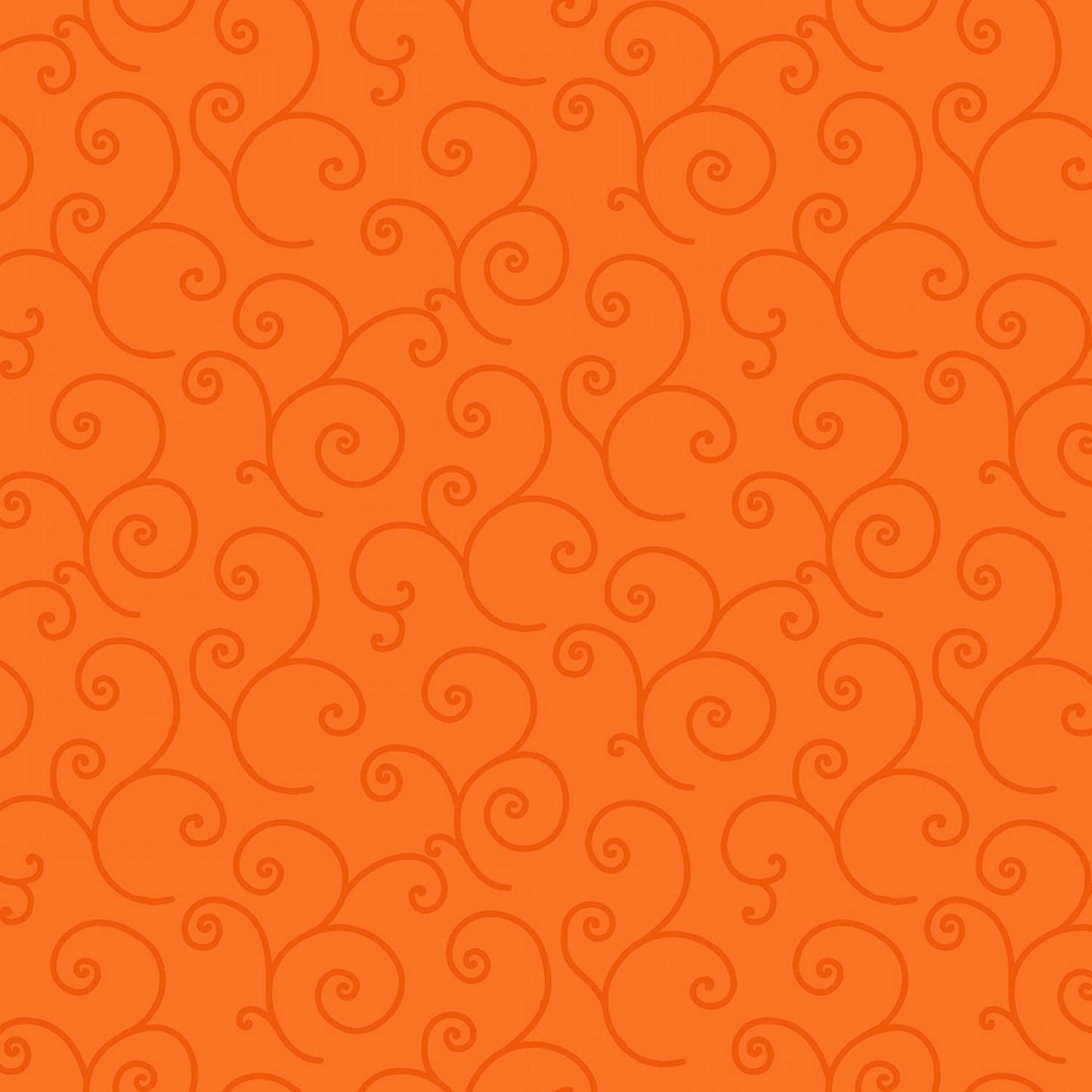 Kimberbell Basic - Orange Tonal -Scroll - 8243-O2