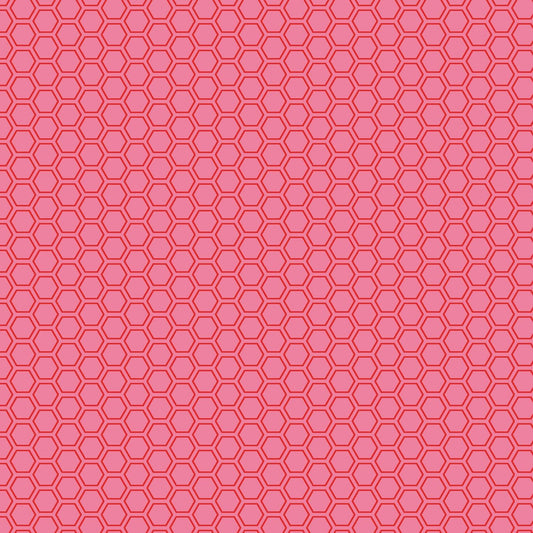 Kimberbell Basic - Pink - Honeycomb - 8256-P