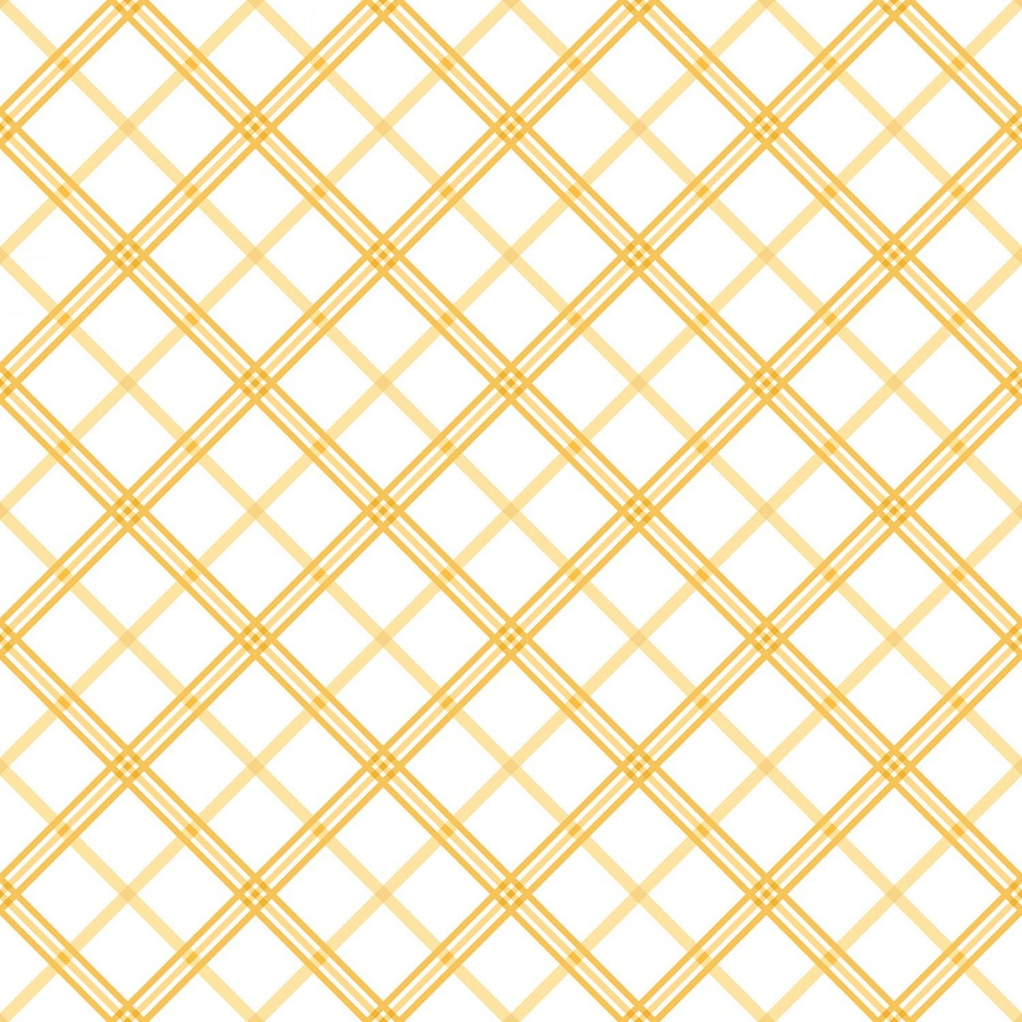 Kimberbell Basic - Yellow - Plaid - 8262-S