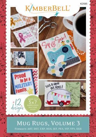 Kimberbell Holiday & Seasonal Mug Rugs, Volume 3 CD - KD585