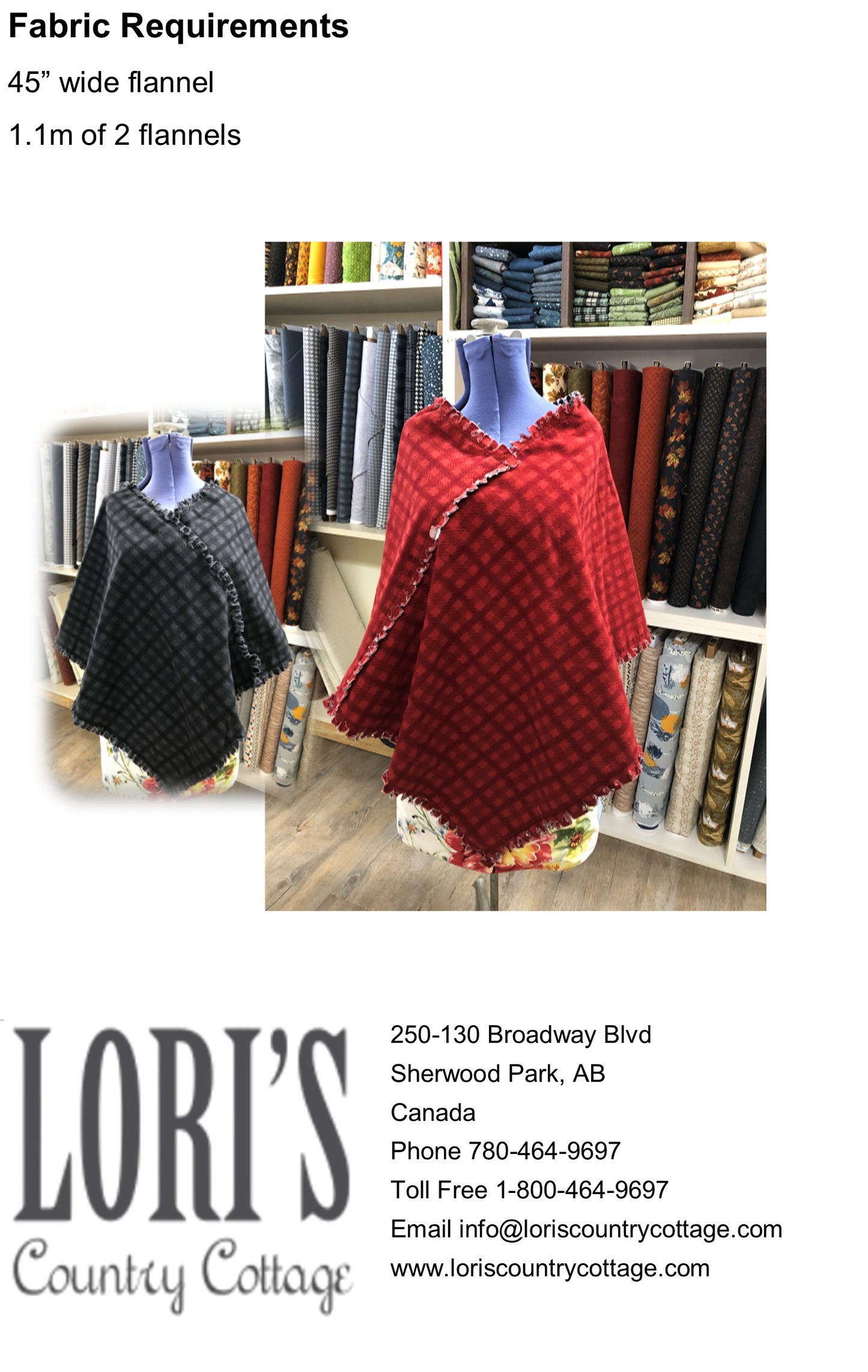 Lisa's Reversible Poncho