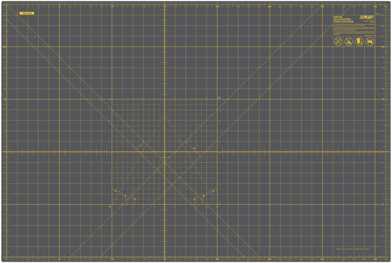 Mat, Cutting - Double-Sided Self-Healing - Grey - RM-MG-01-Gray