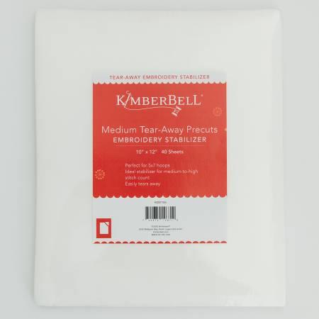 Kimberbell - Medium Tear-away Precuts 12in x 10in 40pk # KDST105