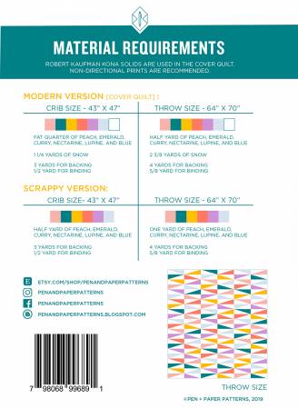 Mod Diamond Quilt Pattern # PAP111