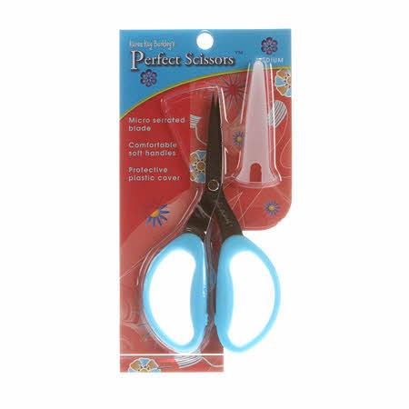 Perfect Scissors Karen Kay Buckley 6 inch Medium Blue # KKBPSM