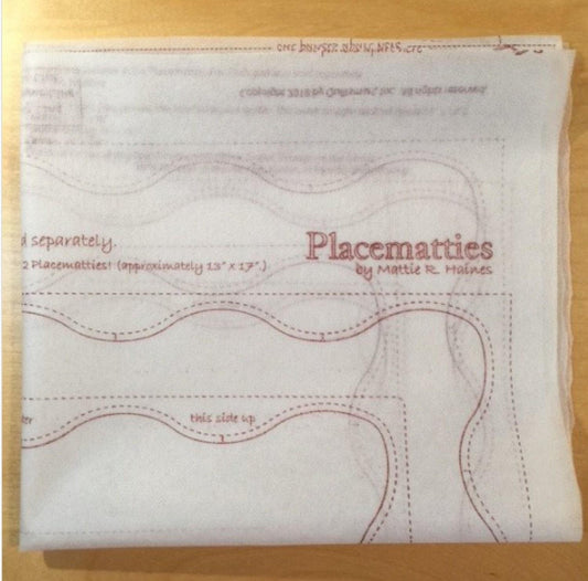 Placematties 2 placemats/panel QS65066