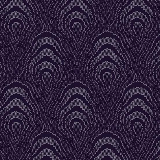 Reminiscence - Purple Moire - A334P