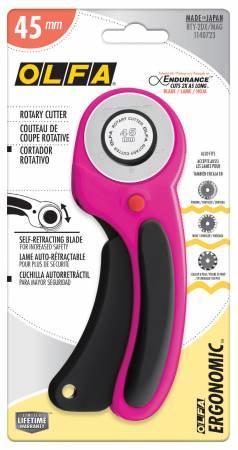 Rotary Cutter - Ergonomic - 45mm - Magenta - RTY-2DX-MAG