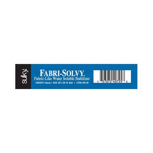 SULKY Fabri-Solvy - White - 20" wide - 407-25