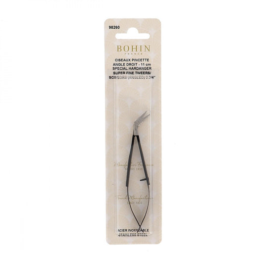 Scissor & Tweezer - Superfine Angled - 4 1/3" - 98260