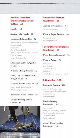 Sewing Machine Reference Tool - 11409